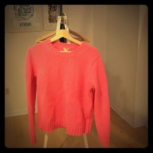 J. Crew Factory hot pink sweater